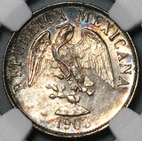1903-Mo NGC MS 63 Mexico 20 Centavos Mint State Silver Coin (23063002C)