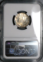 1903-Mo NGC MS 63 Mexico 20 Centavos Mint State Silver Coin (23063002C)