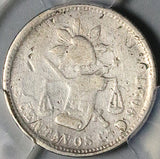 1882-Cn PCGS VG Mexico 25 Centavos Very Rare Culiacan Silver Coin (25053001C)