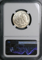 1883/2-Ga NGC Fine Mexico 25 Centavos Guadalajara Mint Rare Silver Coin (23060405C)