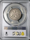 1884-Cn PCGS F 15 Mexico 25 Centavos Rare Culiacan Mint Silver Coin POP 1/0 (25032402C)