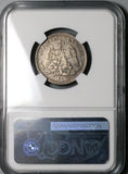 1887-Ca NGC XF 40 Mexico 25 Centavos Chihuahua Mint 26k Silver Coin POP 2/0 (24010702C)