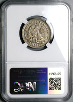 1888-Cn NGC XF 45 Mexico 25 Centavos Rare Culiacan Silver 86k Coin (24121004C)