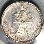 1889-Mo PCGS AU Mexico City 25 Centavos Balance Scale Silver Coin (25092904C)