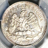 1889-Mo PCGS AU Mexico City 25 Centavos Balance Scale Silver Coin (25092904C)