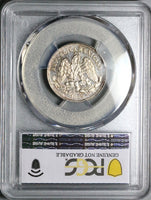 1889-Mo PCGS AU Mexico City 25 Centavos Balance Scale Silver Coin (25092904C)