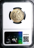 1890-Go NGC MS 62 Mexico 25 Centavos Guanajuato Mint State Silver Coin (25061601C)