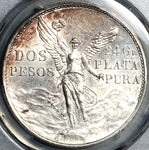 1921 PCGS UNC Mexico 2 Dos Pesos Independence Centennial Silver Coin (25032801C)