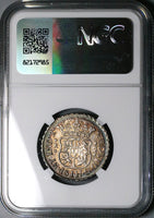 1753-Mo NGC XF Mexico 2 Reales Pillars Ferdinand V Colonial Silver Coin (25021601C)