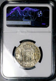 1781 NGC AU Mexico 2 Reales Charles III Spain Colony Silver Coin (26041702C)