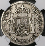 1782-Mo NGC F 12 Mexico 2 Reales Charles III Spain Colony Silver Coin (24071902C)