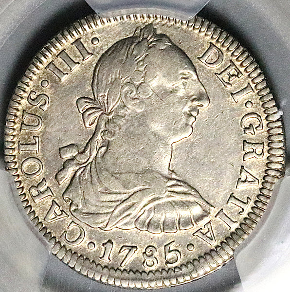 1785-Mo PCGS XF Mexico 2 Reales Charles III Spain Colony Silver Coin (25031201C)