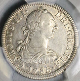 1785-Mo PCGS XF Mexico 2 Reales Charles III Spain Colony Silver Coin (25031201C)