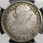 1788-Mo NGC F 12 Mexico 2 Reales Charles III Spain Colony Silver Coin (24071905C)