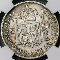 1788-Mo NGC F 12 Mexico 2 Reales Charles III Spain Colony Silver Coin (24071905C)