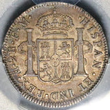 1800 PCGS AU 53 Mexico 2 Reales Charles IV Pillars Spain Colonial Silver Coin (25050501C)