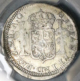 1818-Z PCGS VF Mexico 2 Reales War Independence Zacatecas Silver Coin (26070402C)