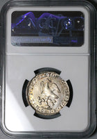 1823-Mo NGC AU Mexico Iturbide Silver 2 Reales Empire Silver Coin (23090501C)