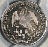 1827-Mo PCGS VF 20 Mexico City 2 Reales Cap Rays Silver Scarce Coin POP 1/4 (24021502C)