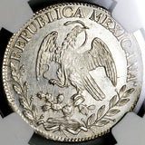 1830-Mo NGC MS 64 Mexico City 2 Reales Cap Rays Proof Like Silver Rare Coin POP 1/3 (25032101C)