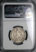 1842/32-Ga JG/MC NGC F 12 Mexico 2 Reales Guadalajara Rare Overdate Over Assayer Coin POP 1/0 (24070801C)