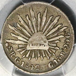 1842-Ga PCGS VF 35 Mexico 2 Reales Guadalajara Mint Rare Overdate POP 1/2 (24101903C)