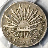 1842-Ga PCGS VF 35 Mexico 2 Reales Guadalajara Mint Rare Overdate POP 1/2 (24101903C)