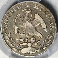 1842-Ga PCGS VF 35 Mexico 2 Reales Guadalajara Mint Rare Overdate POP 1/2 (24101903C)