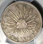 1842-Pi PCGS VF 30 Mexico 2 Reales Potosi Mint Silver Coin POP 1/3 (25061005C)