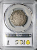 1844-Do PCGS G 6 Mexico 2 Reales Durango RARE Cap Rays Coin POP 1/0 (24090801C)