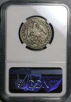 1845/3-Ga NGC VG 8 Mexico 2 Reales Guadalajara Rare Overdate Coin POP 1/0 (24070803C)