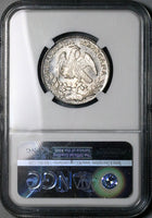 1861-Mo NGC MS 65 Mexico 2 Reales Silver Proof Like Silver Coin (18070501D)