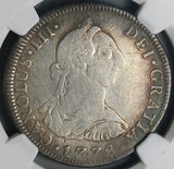 1778 NGC F Mexico 4 Reales Spain Colony Charles III Scarce Silver Coin (25091202C)