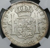 1778 NGC F Mexico 4 Reales Spain Colony Charles III Scarce Silver Coin (25091202C)