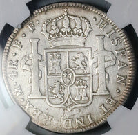 1778 NGC F Mexico 4 Reales Spain Colony Charles III Scarce Silver Coin (25091202C)