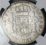 1778 NGC F Mexico 4 Reales Spain Colony Charles III Scarce Silver Coin (25091202C)