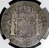1784 NGC VG 10 Mexico 4 Reales Charles III Spain Colony Silver Coin POP 1/2 (26062601C)