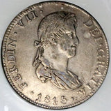 1815-Ga NGC VF 25 Mexico 4 Reales War Independence Guadalajara Mint Rare Silver Coin POP 1/3 (25031901D)