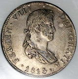 1815-Ga NGC VF 25 Mexico 4 Reales War Independence Guadalajara Mint Rare Silver Coin POP 1/3 (25031901D)