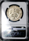 1845-Zs NGC AU Mexico 4 Reales Zacatecas Mint Rare Silver Coin (26080103C)