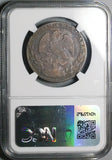 1867-Ho NGC Fine Mexico 4 Reales Rare Hermosillo Mint Silver Coin (25061401C)