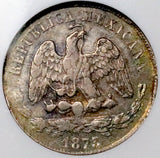 1873-Do NGC VF 25 Mexico 50 Centavos Durango Mint 4k Rare Coin (26091504C)