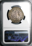 1873-Go NGC XF 40 Mexico 50 Centavos Guanajuato Rare 50k Silver Coin POP 1/1 (25060603C)