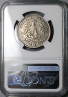 1875-Do NGC XF 40 Mexico 50 Centavos Durango Mint Balance Scale Coin (23120401C)