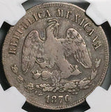 1876-Do NGC VF 30 Mexico 50 Centavos Durango Mint Rare Coin POP 1/0 (26050302D)