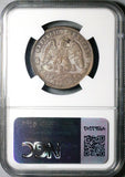 1880-Pi NGC XF 45 Mexico 50 Centavos Balance Scale Rare Coin POP 1/1 (25110203C)