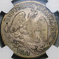 1881-Do NGC G 6 Mexico 50 Centavos Durango Mint 10k Rare Silver Coin POP 1/0 (24102603C)