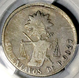 1881-Do PCGS VF Mexico 50 Centavos Durango Mint 10k Rare Coin (26091502C)