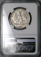 1881-Ho NGC XF 45 Mexico 50 Centavos Hermosillo 13k Silver Coin POP 1/1 (23071502C)