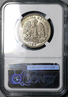 1882/1-Mo NGC MS 61 Mexico 50 Centavos Silver 2k Silver Coin POP 1/1 (24092403C)